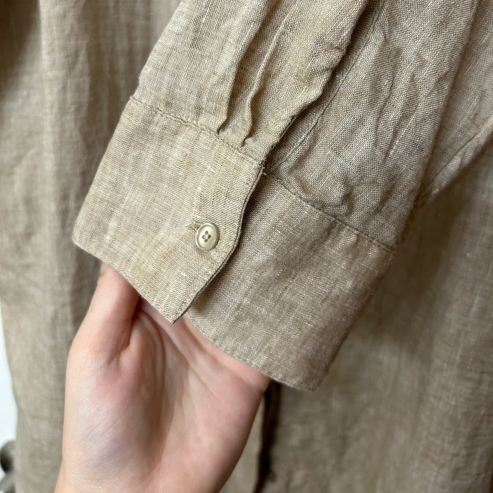 Haven Tan Linen Kaftan - Picture 8 of 12